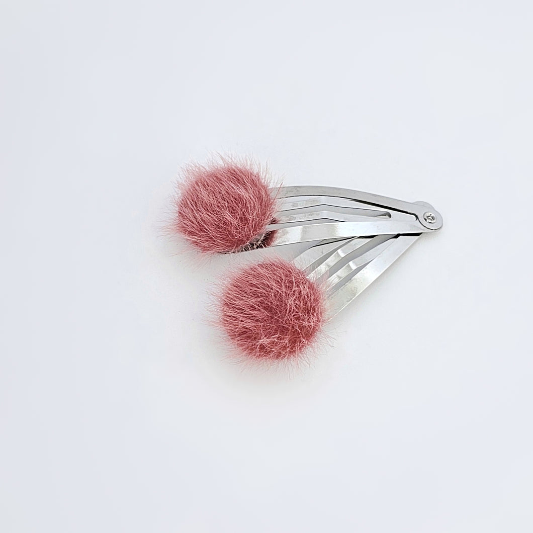Warm Fuzzy Snap Clip Pairs - 3 Colour Choices