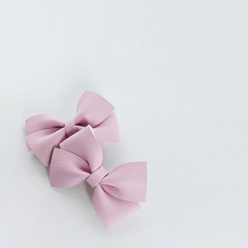 Helena - Single Little-Sister Bow Clips Or Headbands (3 Colour Choices)