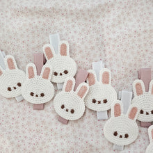 Follow The White Rabbit - Single Hair Clips