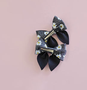 NEW COLOURS ADDED - Sadie Single Bow Clips or Headbands