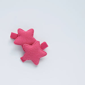 Knitted Padded Star 5.7cm Single Clips