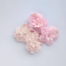 Single Big Sister Layered Satin & Lace Clips - 3 New Colours Added