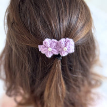 Crocheted Pearl 5.7cm Single Clips - 6 Colour Choices