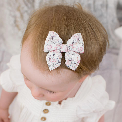 Edith - Single Petite Middle Sister Bow Clips Or Headbands