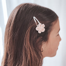 3 Piece Crochet Flower Snap Clip Set - Life's A Peach