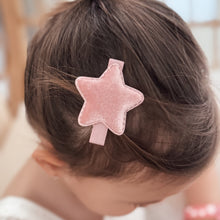 Padded Ribbed Velvety Star Clip Singles - 3 Colour Choices