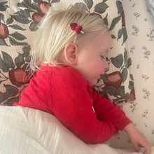 NEW COLOUR ADDED - 4CM Ribbed Velvety Heart Clip Pairs