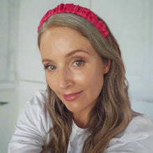 Ruched Gingham 3.8cm Headband