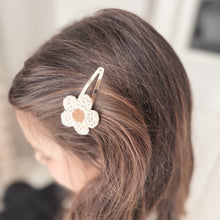 Beige Flower Single Snap Clips (2 Colour Choices)