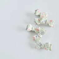 Charlotte - Tiny Pigtail Bow Pairs On 2.5cm Clips