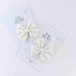 Dot - Single Middle Sister Bow Clips Or Headbands