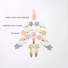 Shiny Star Snap Clip Duos Or 3 Piece Sets