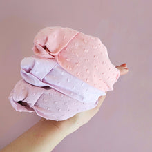 Knotted Dobby Cotton Headbands - 3 NEW COLOURS