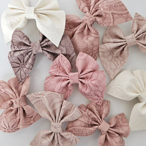 NEW COLOURS ADDED - Eilish Single Bows For Clips And Headbands