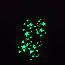 SALE - Jennie Single Glow In The Dark Little-Sister Bow Clips Or Headbands