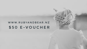 Ruby + Bear Gift Cards
