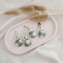 Ruby + Bear x Ashleigh Fish Studios - Gingham Snap Clip Pairs