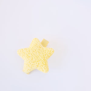 Theodora - Single Fluffy Star Clips (6 Colour Choices)